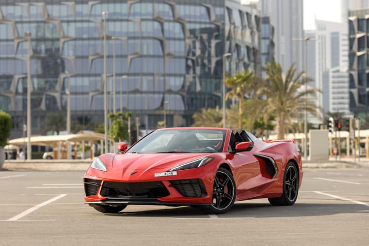 Rent Chevrolet corvette C8 2022 in UAE