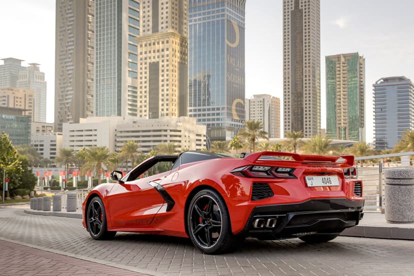 Rent Chevrolet corvette C8 2022 in UAE