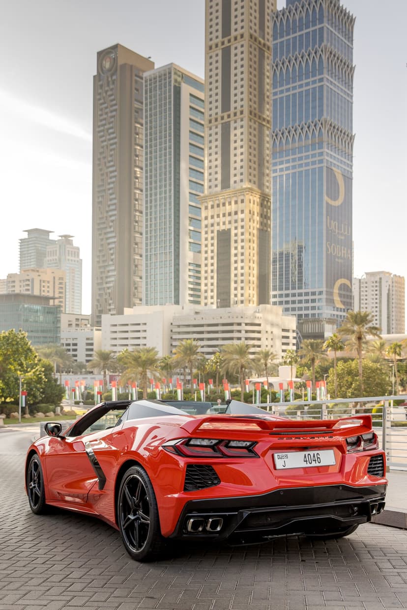 Rent Chevrolet corvette C8 2022 in UAE
