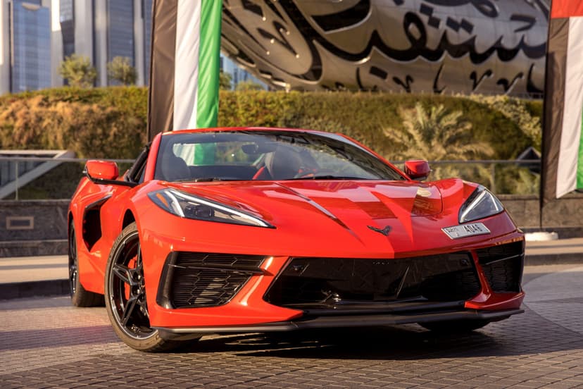 Rent Chevrolet corvette C8 2022 in UAE
