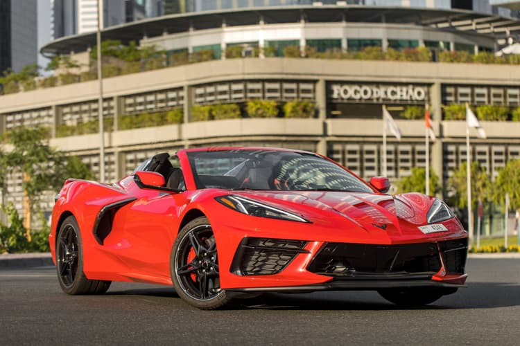Rent Chevrolet corvette C8 2022 in UAE