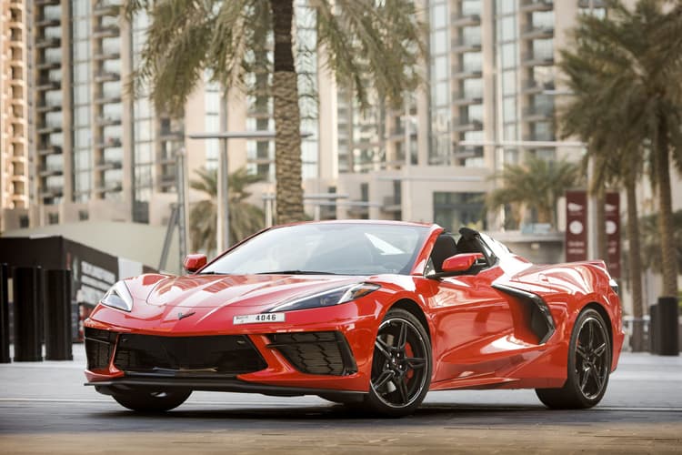 Rent Chevrolet corvette C8 2022 in UAE