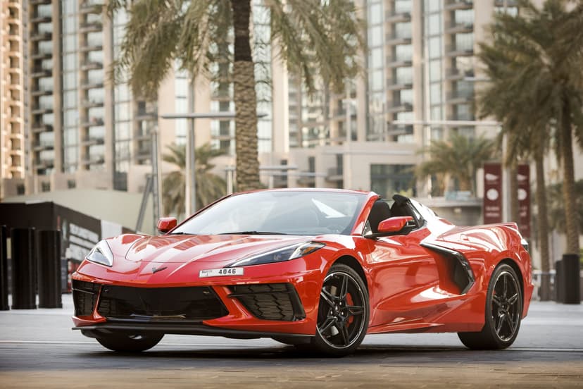 Rent Chevrolet corvette C8 2022 in UAE