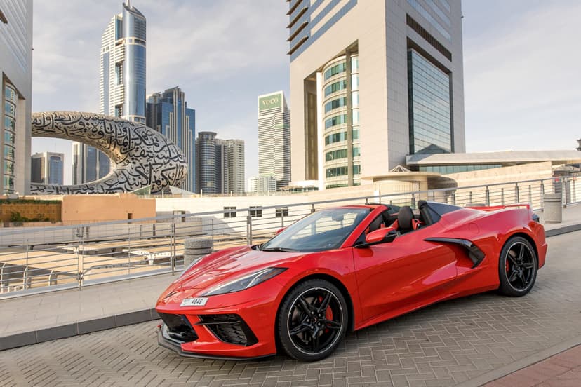 Rent Chevrolet corvette C8 2022 in UAE