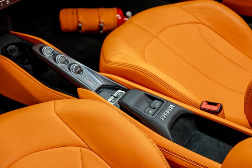 Ferrari F8 Spider Black 2023 Rental Dubai - View 10