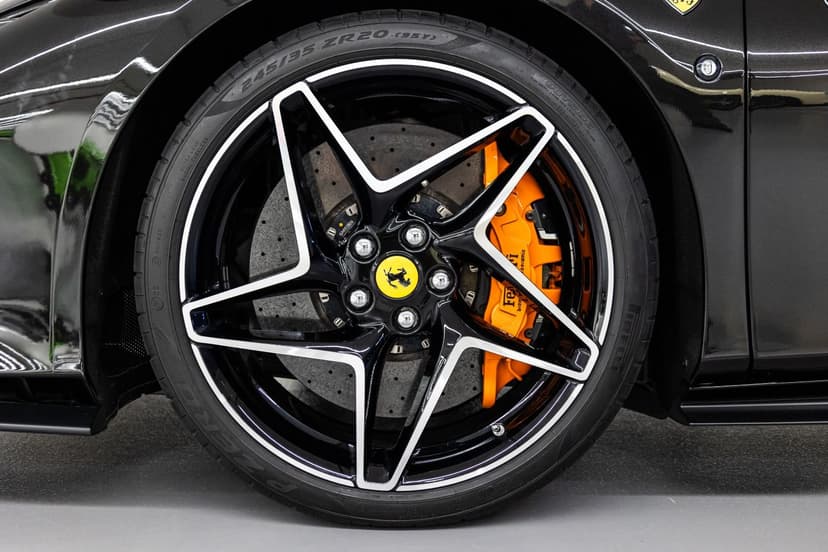 Ferrari F8 Spider Black 2023 Rental Dubai - View 12