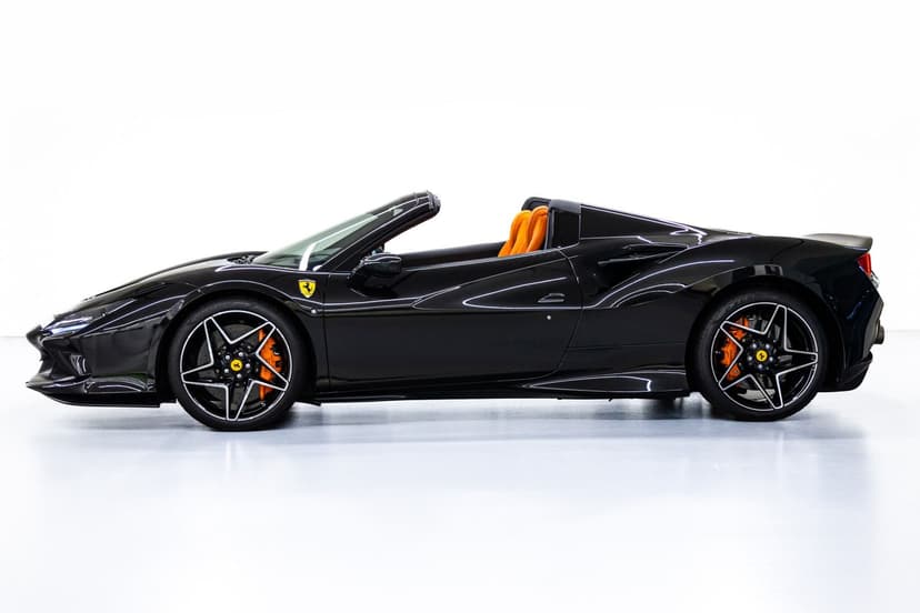 Ferrari F8 Spider Black 2023 Rental Dubai - View 3