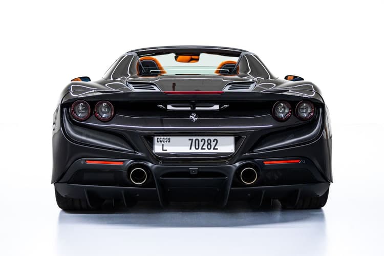 Rent Ferrari F8 Spider Black 2023 in UAE