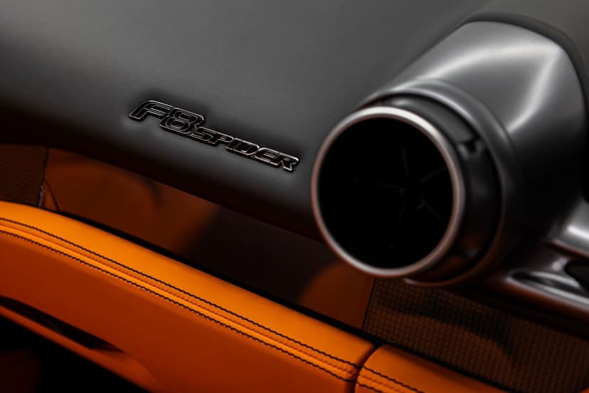 Ferrari F8 Spider Black 2023 Rental Dubai - View 7