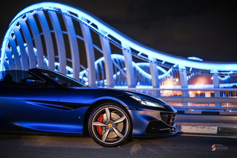 Ferrari Portofino M Blue 2022 Rental Dubai - View 11