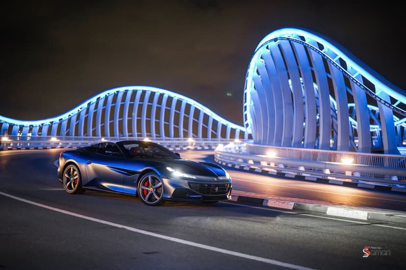 Ferrari Portofino M Blue 2022 Rental Dubai - View 8