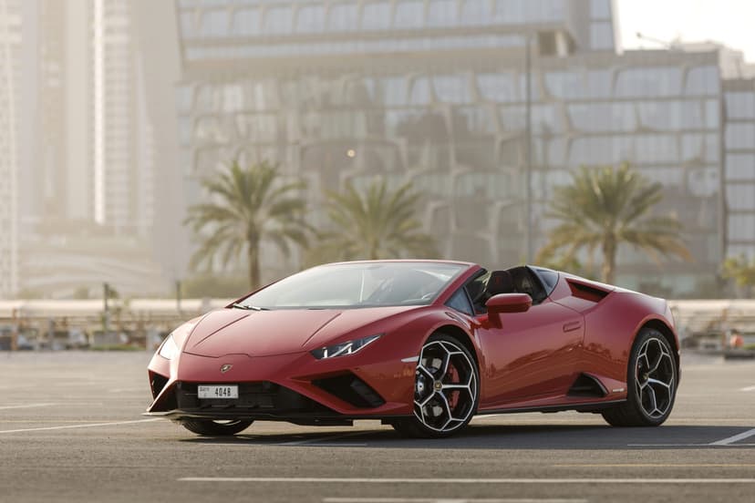 Lamborghini Hurucan Evo Spyder 2022 Rental Dubai - View 4