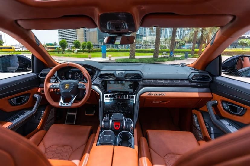 Rent Lamborghini Urus Green 2022 in UAE