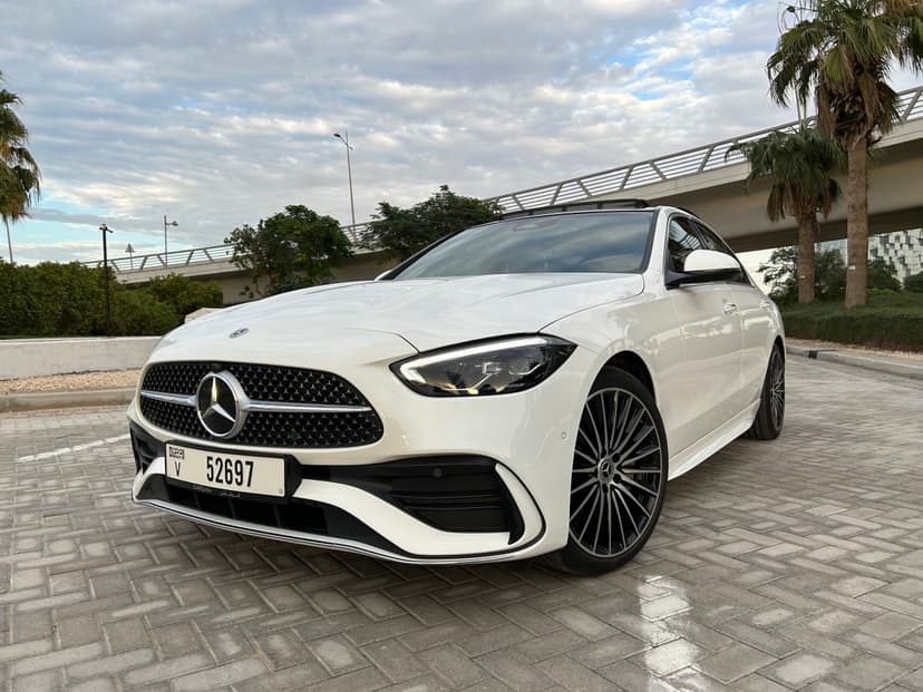 Mercedes Benz C200 2023 Rental Dubai - View 2