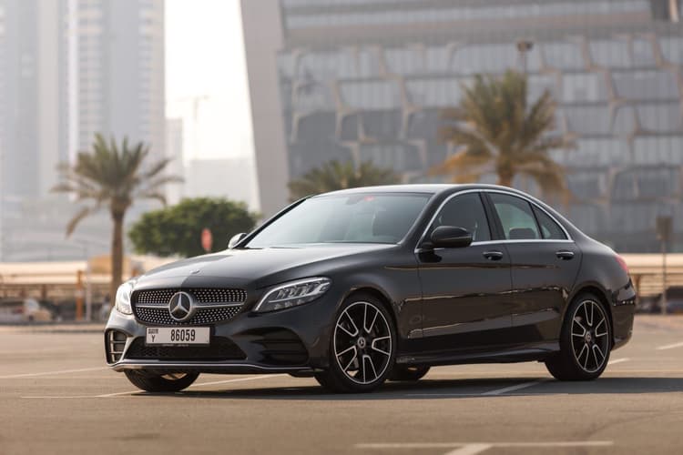 Rent Mercedes C200 coupe 2022 in UAE