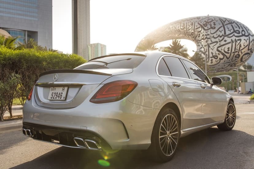 Mercedes C300 2021 Rental Dubai - View 5
