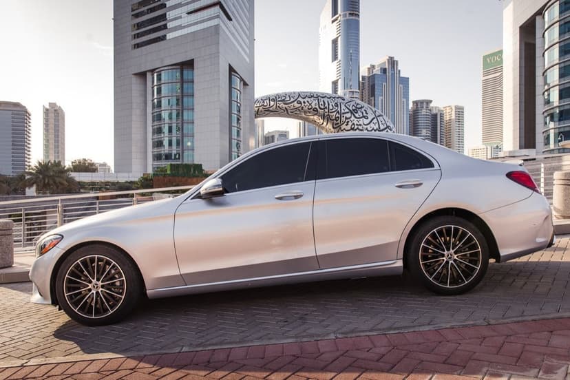 Mercedes C300 2021 Rental Dubai - View 15