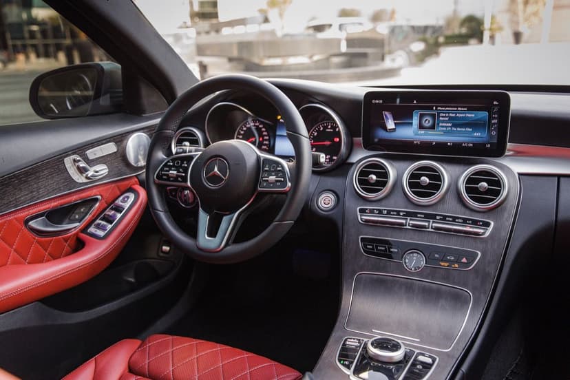 Mercedes C300 2021 Rental Dubai - View 3
