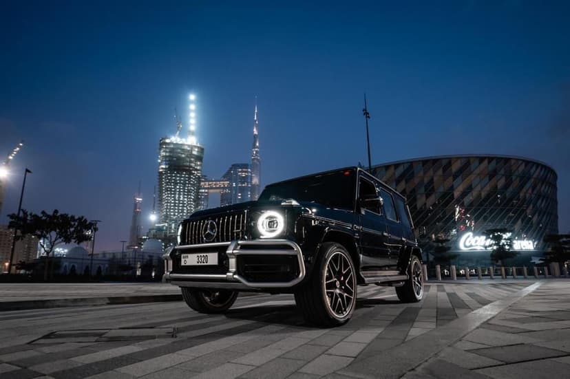 Mercedes G63 2021 Rental Dubai - View 3