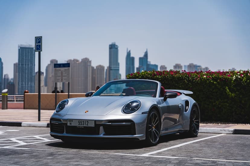 Rent Porsche 911 Turbo S cabrio 2024 in UAE