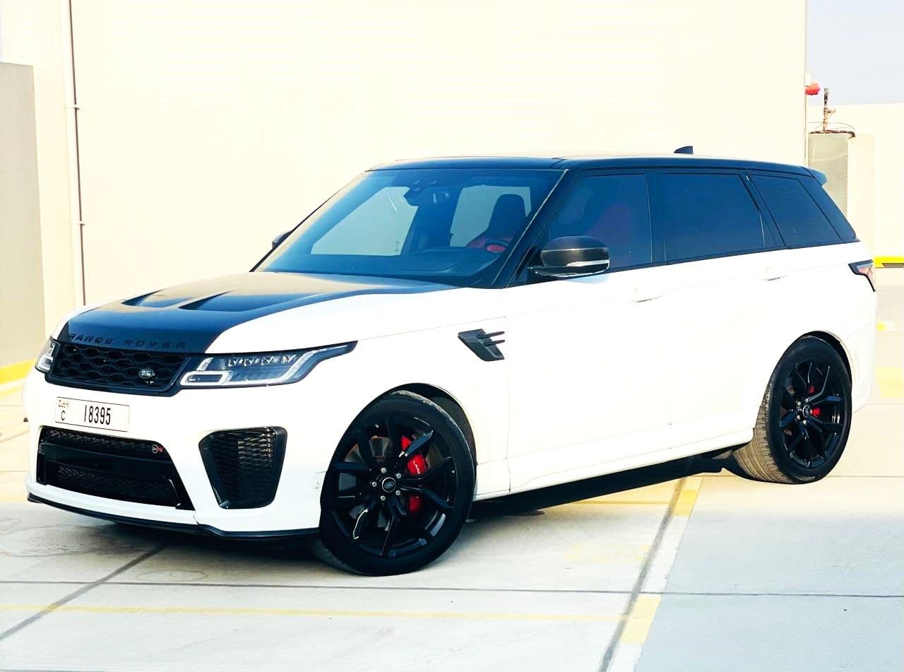 Rent RANGE ROVER SVR - FULL CARBON FIBERS 2022 in UAE