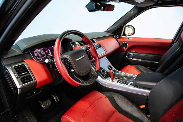 Rent RANGE ROVER SVR - FULL CARBON FIBERS 2022 in UAE