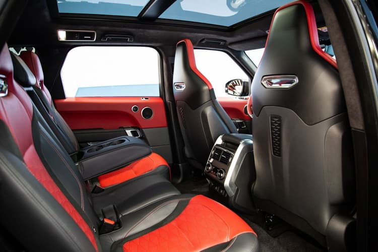 Rent RANGE ROVER SVR - FULL CARBON FIBERS 2022 in UAE