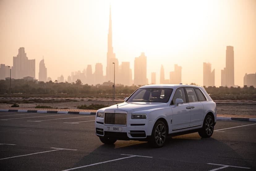 Rent Rolls Royce Cullinan 2023 in UAE