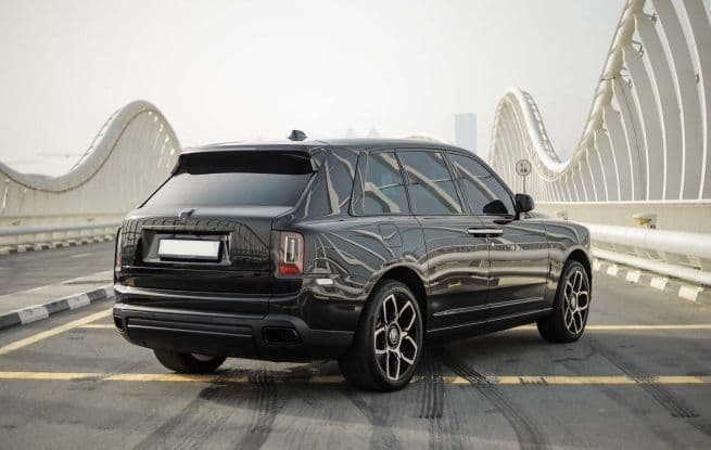 Rolls Royce Cullinan Black Badge 2022 Rental Dubai - View 2