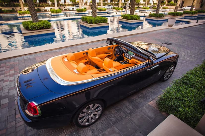 Rent Rolls Royce Dawn 2018 in UAE