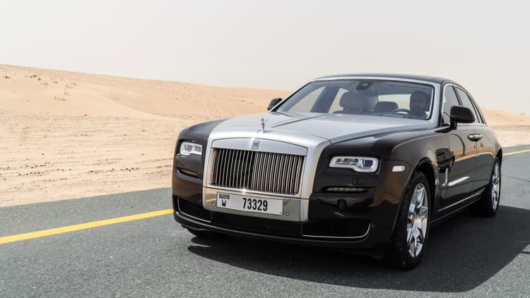 Rent Rolls Royce Ghost 2018 in UAE