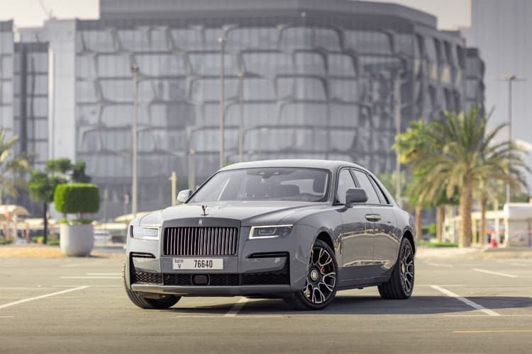 Rent Rolls Royce Ghost Black Badge 2023 in UAE