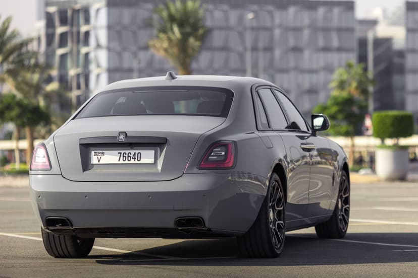 Rent Rolls Royce Ghost Black Badge 2023 in UAE