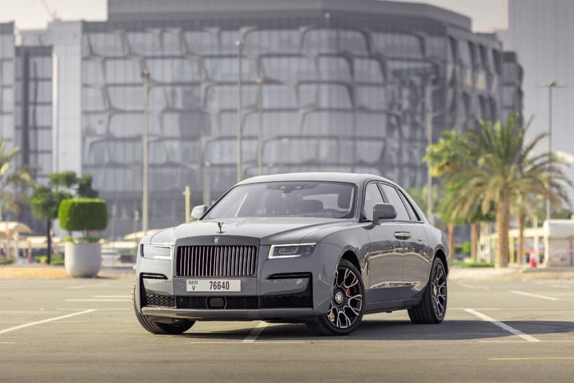 Rent Rolls Royce Ghost Black Badge 2023 in UAE
