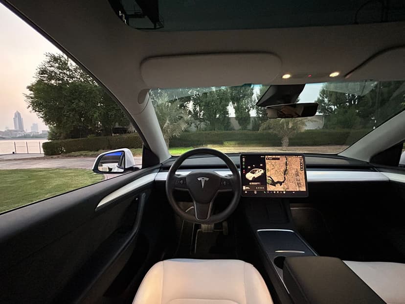Rent TESLA MODEL Y 2022 MODEL in UAE